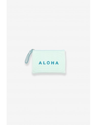 Jacquard Pouch - Aloha - Aqua Faites des économies