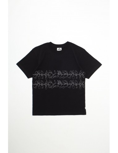 T-Shirt - Double Lei - Black basket pas cher