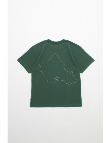 T-Shirt - Oʻahu Outline - Forest Green suggérées chez