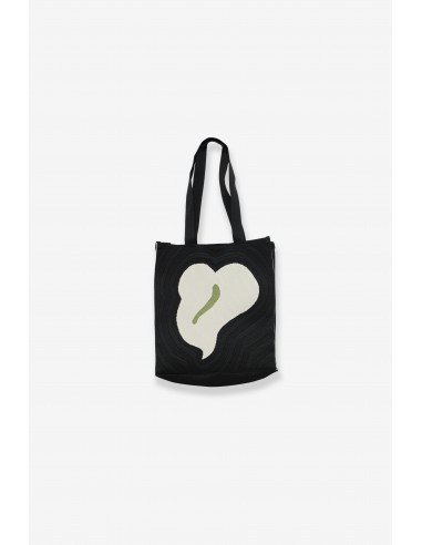 Jacquard Knit Market Bag - Anthurium - Black/White est présent 