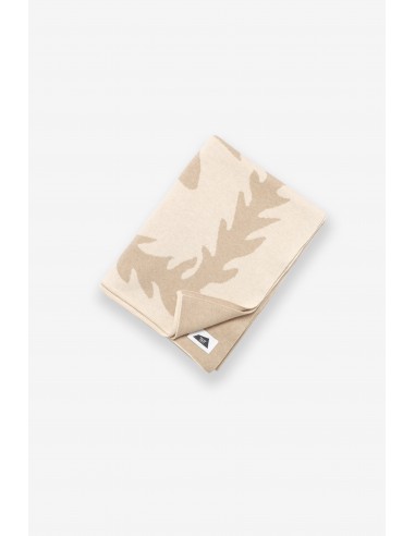 Jacquard Throw Blanket - Ti Leaf - Heather Natural Economisez 