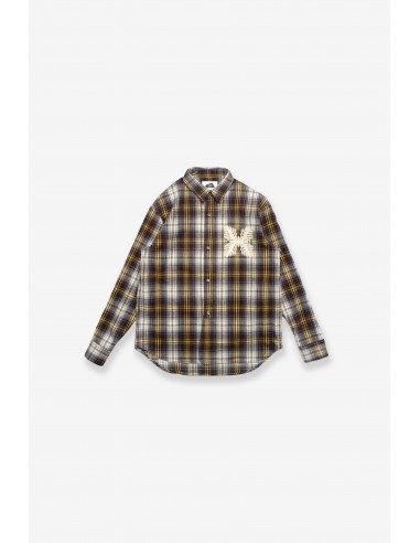 Flannel Lauaʻe Shirt - Black/Yellow en linge