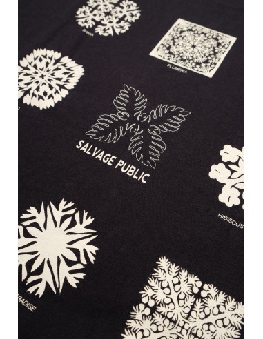 T-Shirt - Hawaiian Quilting - Black Les êtres humains sont 