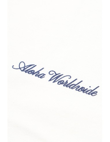 T-Shirt - Aloha Worldwide Script - White Voir les baskets