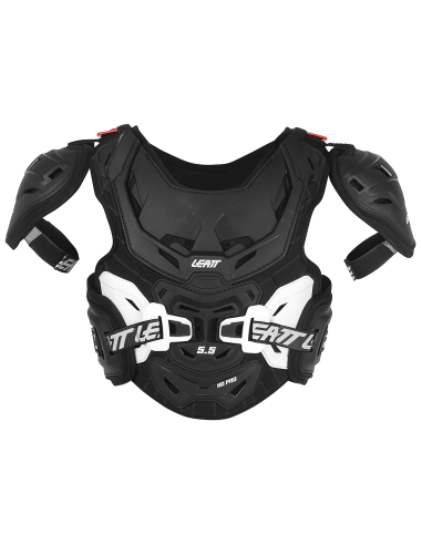 Chest Protector 5.5 Pro HD  - junior - Black - White Venez acheter